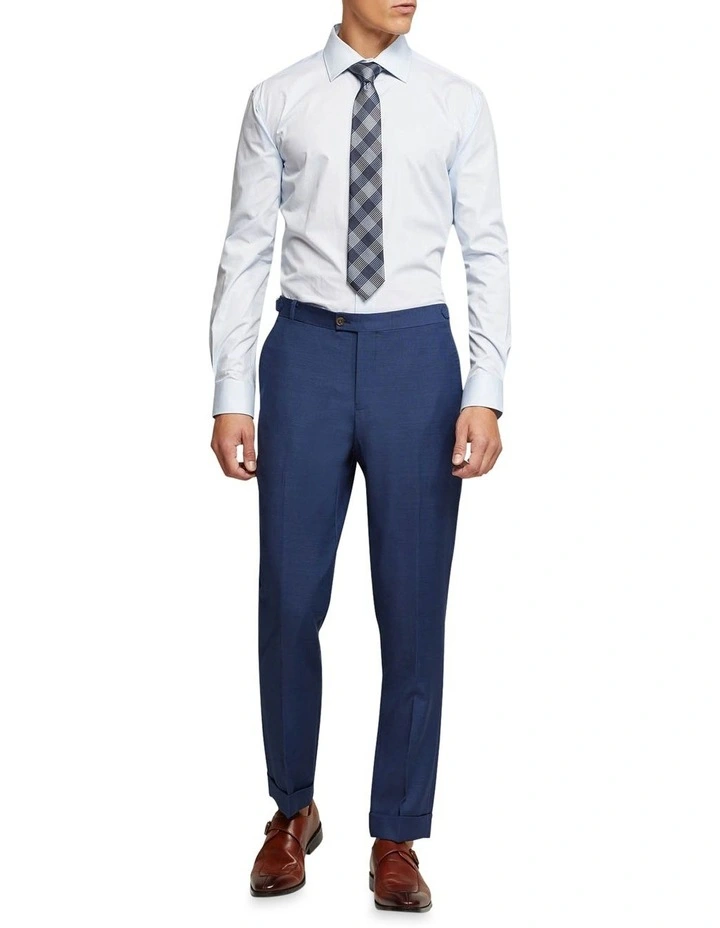 Oxford Islington Regular Fit Shirt In Sky 7 Oxford Islington Regular Fit Shirt In Sky - Image 5