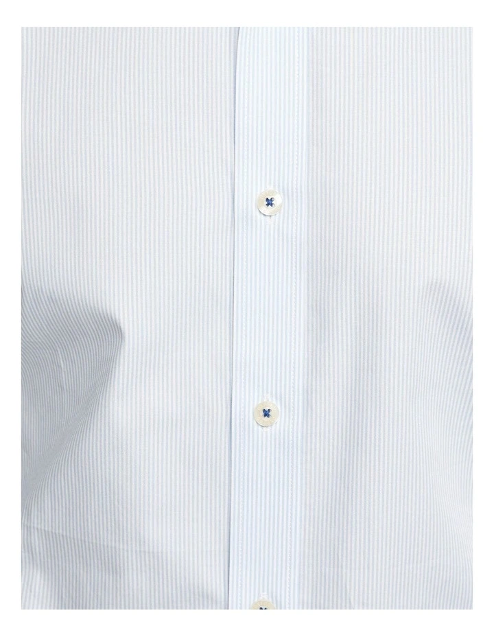 Oxford Beckton Striped Shirt In Sky 8 Oxford Beckton Striped Shirt In Sky - Image 6