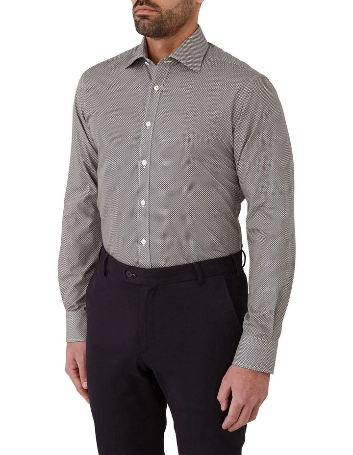 Cambridge Carlton Modern Fit Shirt In Tan 5 Cambridge Carlton Modern Fit Shirt In Tan - Image 3