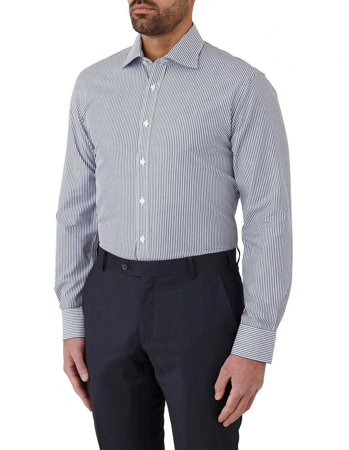 Cambridge Carlton Modern Fit Shirt In Navy 5 Cambridge Carlton Modern Fit Shirt In Navy - Image 3