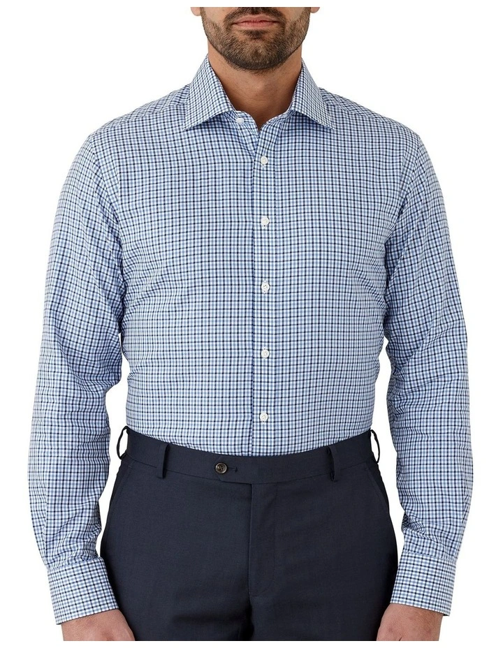 Dom Bagnato Giorgio Tailored Fit Shirt In Blue 3 Dom Bagnato Giorgio Tailored Fit Shirt In Blue