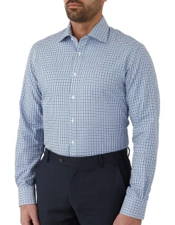 Dom Bagnato Giorgio Tailored Fit Shirt In Blue 8 Dom Bagnato Giorgio Tailored Fit Shirt In Blue -Cambridge Clothing shop 965251990 965243350 3 720x928