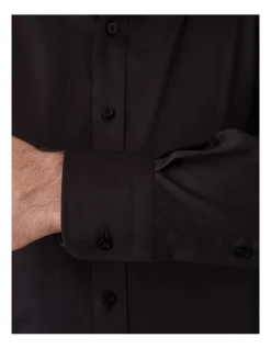 Dom Bagnato Giorgio Tailored Fit Shirt In Black 9 Dom Bagnato Giorgio Tailored Fit Shirt In Black -Cambridge Clothing shop 965252080 965244790 4 720x928