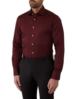 Dom Bagnato Giorgio Tailored Fit Shirt In Red 8 Dom Bagnato Giorgio Tailored Fit Shirt In Red -Cambridge Clothing shop 965252080 965245510 3 720x928
