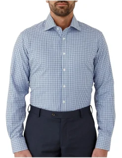Dom Bagnato Giorgio Tailored Fit Shirt In Blue