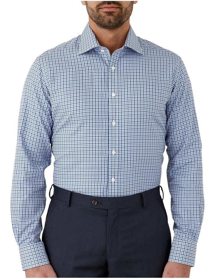 Dom Bagnato Giorgio Tailored Fit Shirt In Blue 3 Dom Bagnato Giorgio Tailored Fit Shirt In Blue