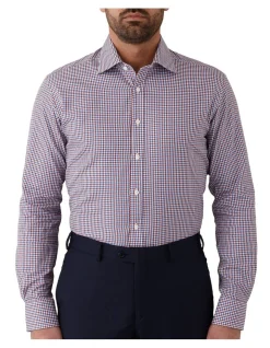 Dom Bagnato Giorgio Tailored Fit Shirt In Red