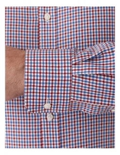 Dom Bagnato Giorgio Tailored Fit Shirt In Red -Cambridge Clothing shop 965252170 965248390 4 720x928