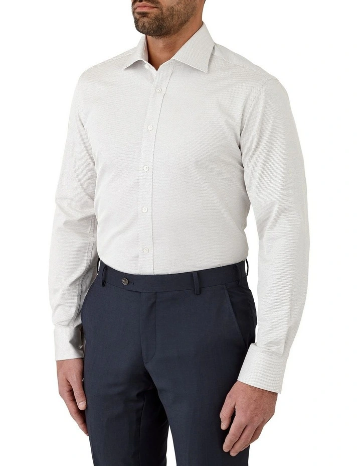 Dom Bagnato Giorgio Tailored Fit Shirt In White 5 Dom Bagnato Giorgio Tailored Fit Shirt In White - Image 3