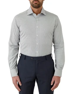 Dom Bagnato Giorgio Tailored Fit Shirt In Black/White
