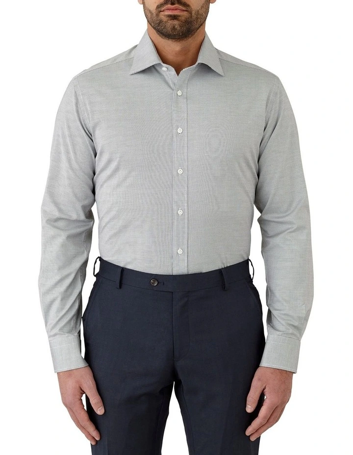 Dom Bagnato Giorgio Tailored Fit Shirt In Black/White 3 Dom Bagnato Giorgio Tailored Fit Shirt In Black/White