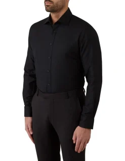 Dom Bagnato Giorgio Tailored Fit Shirt In Black 8 Dom Bagnato Giorgio Tailored Fit Shirt In Black -Cambridge Clothing shop 965252530 3 720x928