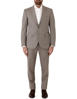 Dom Bagnato Stefano Tailored Fit Jacket In Taupe -Cambridge Clothing shop 965931490 965920420 5 720x928