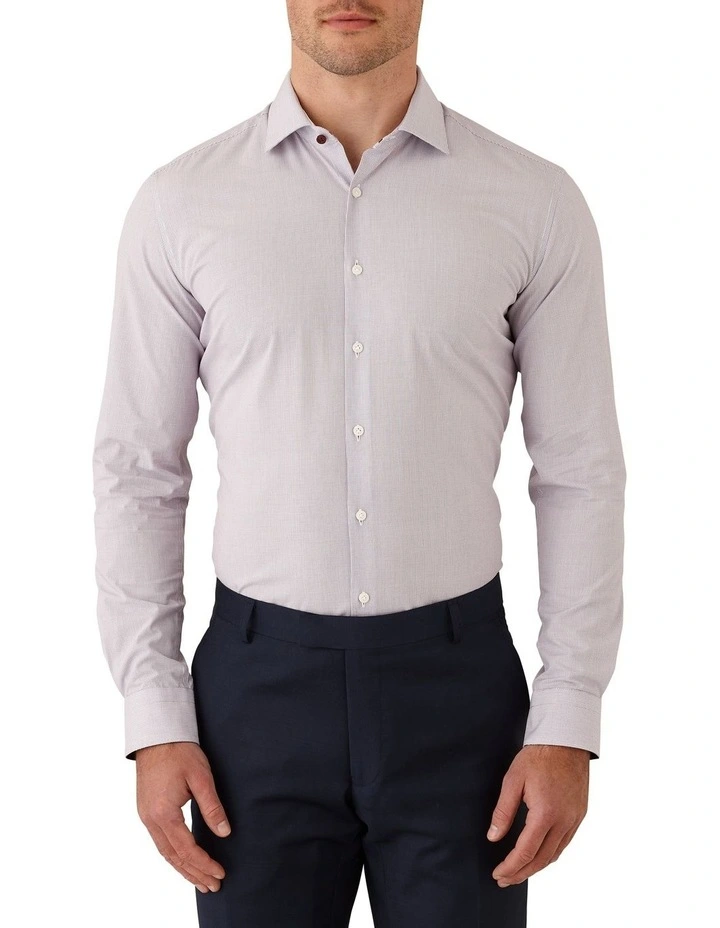 Gibson Motion Slim Fit Shirt In Red 3 Gibson Motion Slim Fit Shirt In Red