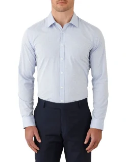 Gibson Flame Slim Fit Shirt In Blue