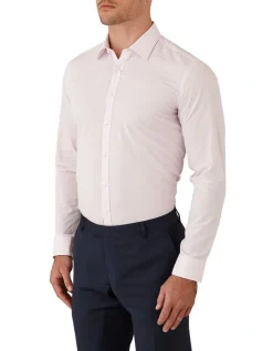 Gibson Flame Slim Fit Shirt In Pink -Cambridge Clothing shop 966073060 966062530 3 720x928