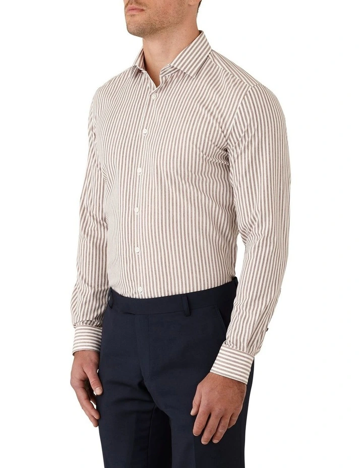 Gibson Motion Slim Fit Shirt In Brown 5 Gibson Motion Slim Fit Shirt In Brown - Image 3