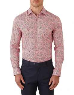 Gibson Motion Slim Fit Shirt In Pink