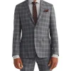 Van Heusen Black Label Slim Marl Check Suit Jacket In Grey -Cambridge Clothing shop 966276280 1 720x928