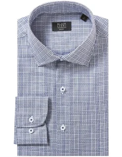 Van Heusen Black Label Long Sleeve Price Of Wales Check Shirt In Blue -Cambridge Clothing shop 966276820 3 720x928