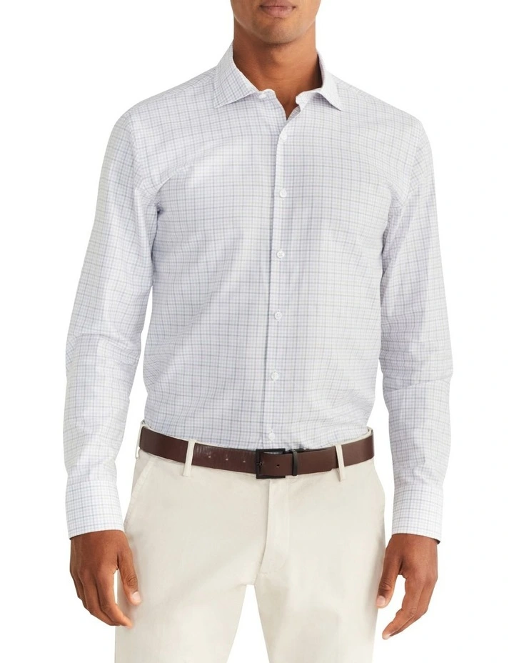 Van Heusen Black Label Long Sleeve Check Shirt In Grey 3 Van Heusen Black Label Long Sleeve Check Shirt In Grey
