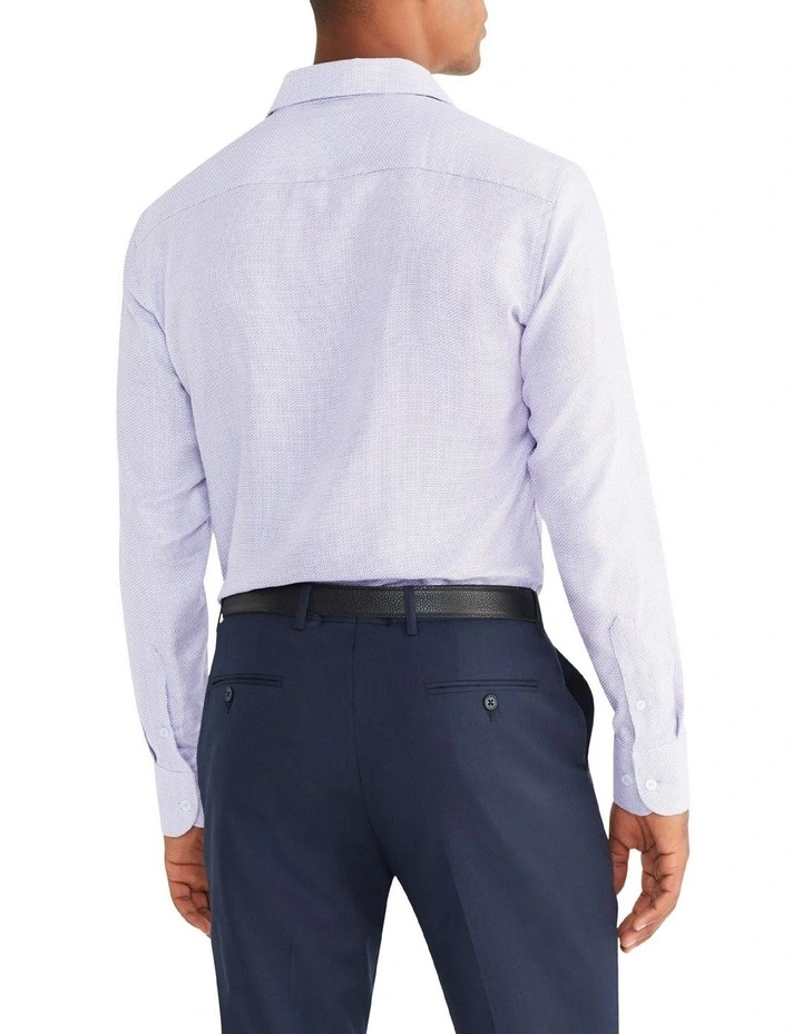 Van Heusen Black Label Slim Long Sleeve Shirt In Blue 4 Van Heusen Black Label Slim Long Sleeve Shirt In Blue - Image 2