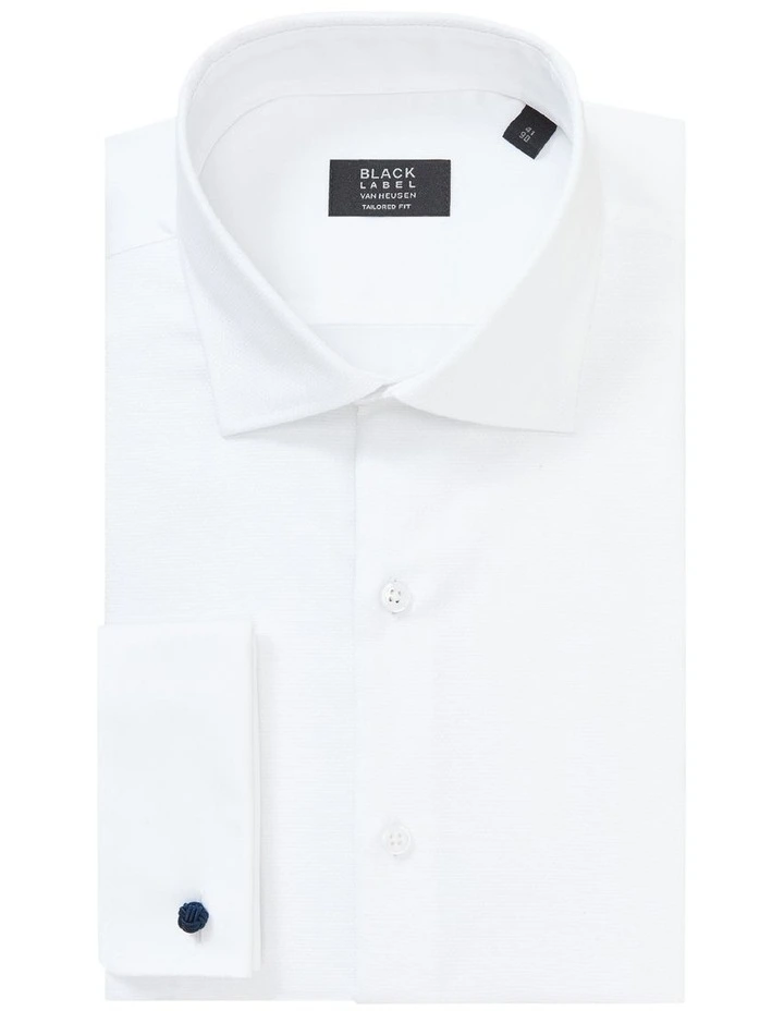 Van Heusen Black Label Tailored Bib Dinner Shirt In White 7 Van Heusen Black Label Tailored Bib Dinner Shirt In White - Image 5