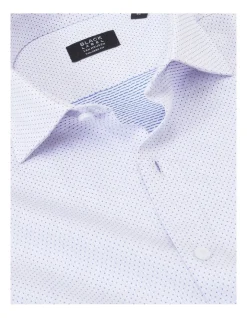 Van Heusen Black Label Tailored Long Sleeve Jacquard Shirt In Purple -Cambridge Clothing shop 966278440 4 720x928