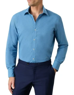 MJ Bale MacGowan Shirt In Blue -Cambridge Clothing shop 966662020 3 720x928