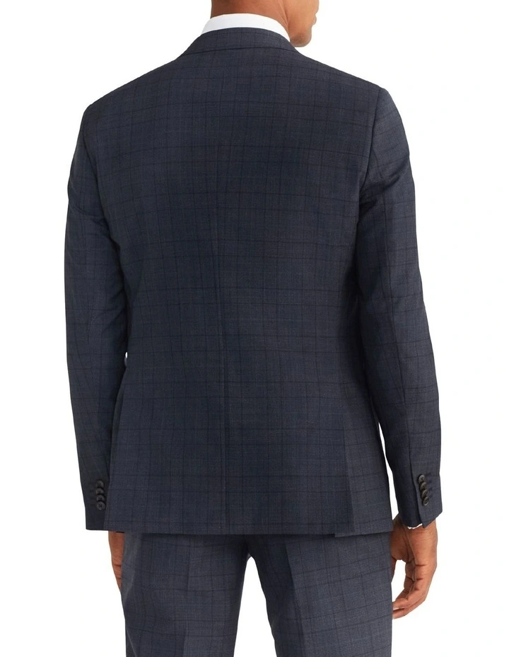 Van Heusen Tailored Prince Of Wales Check Suit Jacket In Blue 5 Van Heusen Tailored Prince Of Wales Check Suit Jacket In Blue - Image 3