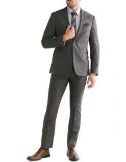 Van Heusen Tailored Marl Check Suit Jacket In Charcoal 9 Van Heusen Tailored Marl Check Suit Jacket In Charcoal -Cambridge Clothing shop 966721240 4 720x928