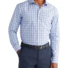 Van Heusen Slim Long Sleeve 2 Colour Mid Check Shirt In Blue 2 Van Heusen Slim Long Sleeve 2 Colour Mid Check Shirt In Blue -Cambridge Clothing shop 966724930 1 720x928