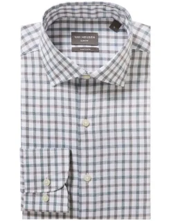 Van Heusen Slim Long Sleeve 2 Colour Large Check Shirt In Multi 7 Van Heusen Slim Long Sleeve 2 Colour Large Check Shirt In Multi -Cambridge Clothing shop 966725290 3 720x928