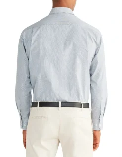 Van Heusen Classic Long Sleeve Dot Print Shirt In Grey 6 Van Heusen Classic Long Sleeve Dot Print Shirt In Grey -Cambridge Clothing shop 966843010 2 720x928