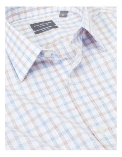 Van Heusen Classic Long Sleeve 2 Colour Mid Check Shirt In Blue 9 Van Heusen Classic Long Sleeve 2 Colour Mid Check Shirt In Blue -Cambridge Clothing shop 966843190 4 720x928