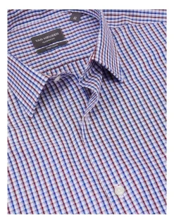 Van Heusen Classic Long Sleeve 2 Colour Mid Check Shirt Navy/Red Wine 9 Van Heusen Classic Long Sleeve 2 Colour Mid Check Shirt Navy/Red Wine -Cambridge Clothing shop 966843370 4 720x928