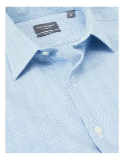 Van Heusen Classic Long Sleeve Micro Check Shirt In Blue 9 Van Heusen Classic Long Sleeve Micro Check Shirt In Blue -Cambridge Clothing shop 966843910 4 720x928