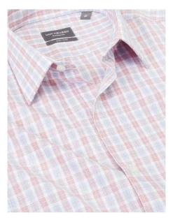 Van Heusen Classic Long Sleeve 1 Colour Mid Check Shirt In Red 9 Van Heusen Classic Long Sleeve 1 Colour Mid Check Shirt In Red -Cambridge Clothing shop 966844000 4 720x928