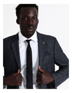 Blaq Tailored Check Suit Jacket In Denim 10 Blaq Tailored Check Suit Jacket In Denim -Cambridge Clothing shop 967571110 4 720x928