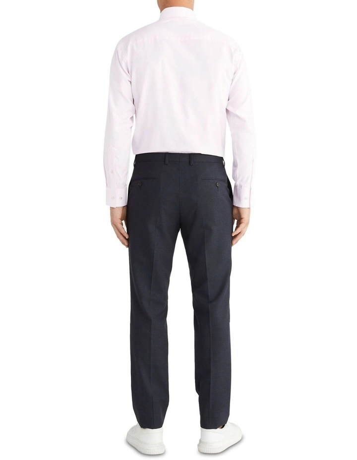 Calvin Klein Slim Long Sleeve Mini Dobby Shirt In Pink 5 Calvin Klein Slim Long Sleeve Mini Dobby Shirt In Pink - Image 3