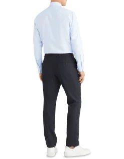 Calvin Klein Slim Long Sleeve Twill Shirt In Blue 9 Calvin Klein Slim Long Sleeve Twill Shirt In Blue -Cambridge Clothing shop 967827070 3 720x928