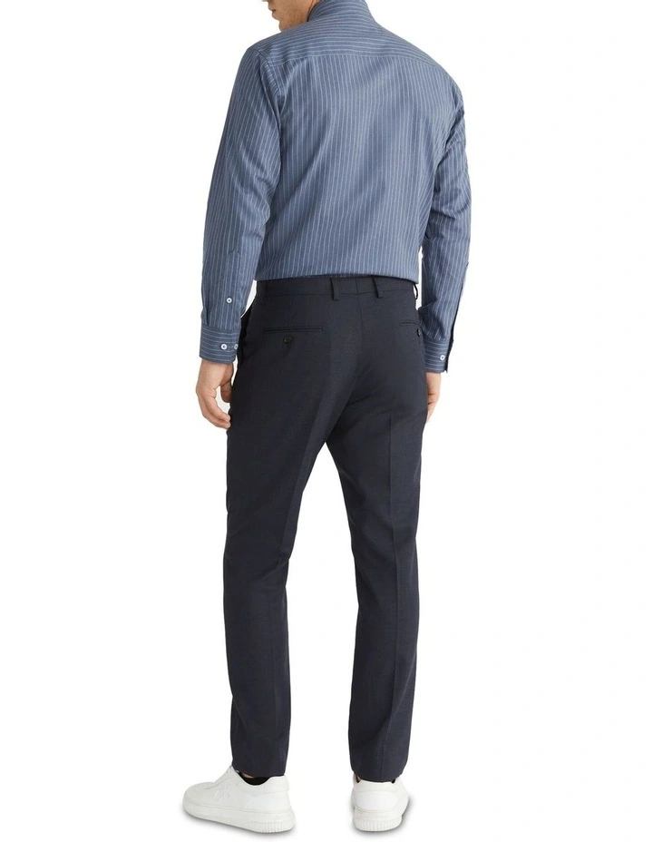 Calvin Klein Slim Long Sleeve Stripe Shirt In Blue 5 Calvin Klein Slim Long Sleeve Stripe Shirt In Blue - Image 3