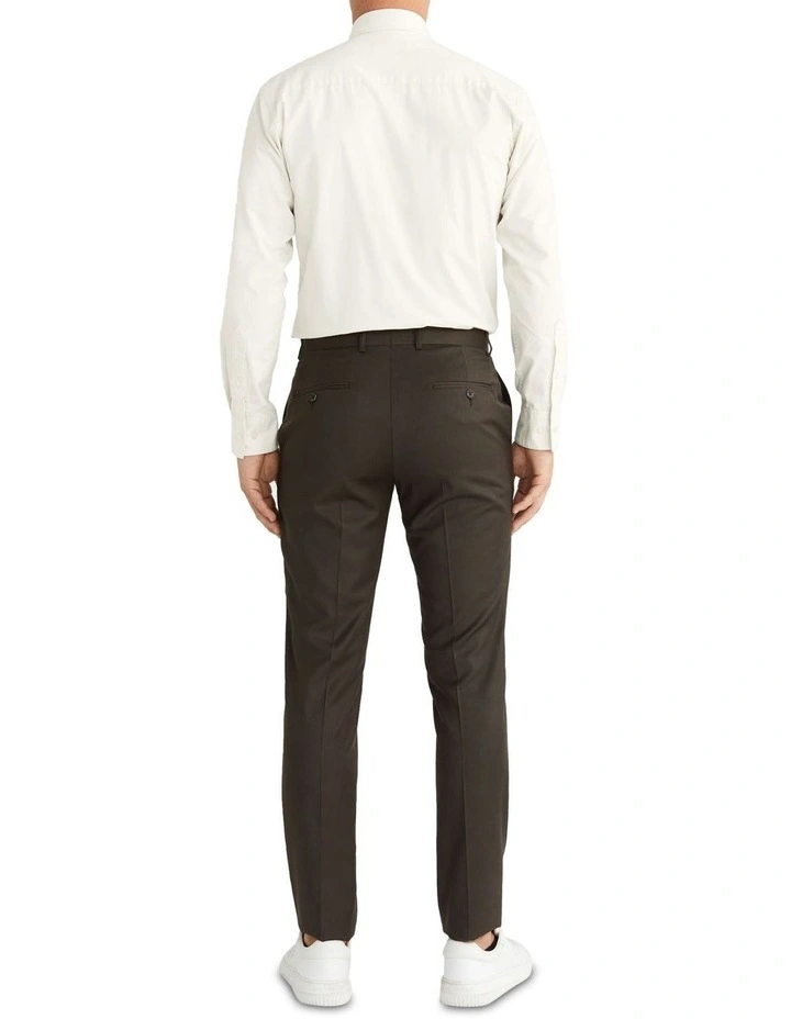 Calvin Klein Slim Long Sleeve 1 Colour Washed Twill Shirt In Yellow 5 Calvin Klein Slim Long Sleeve 1 Colour Washed Twill Shirt In Yellow - Image 3