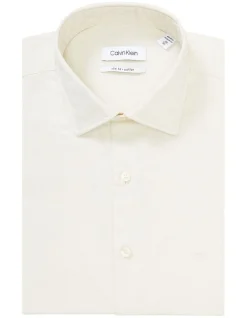 Calvin Klein Slim Long Sleeve 1 Colour Washed Twill Shirt In Yellow 11 Calvin Klein Slim Long Sleeve 1 Colour Washed Twill Shirt In Yellow -Cambridge Clothing shop 967827790 5 720x928