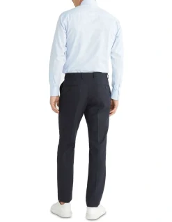 Calvin Klein Slim Long Sleeve Marle Check Shirt In Blue 9 Calvin Klein Slim Long Sleeve Marle Check Shirt In Blue -Cambridge Clothing shop 967828060 3 720x928