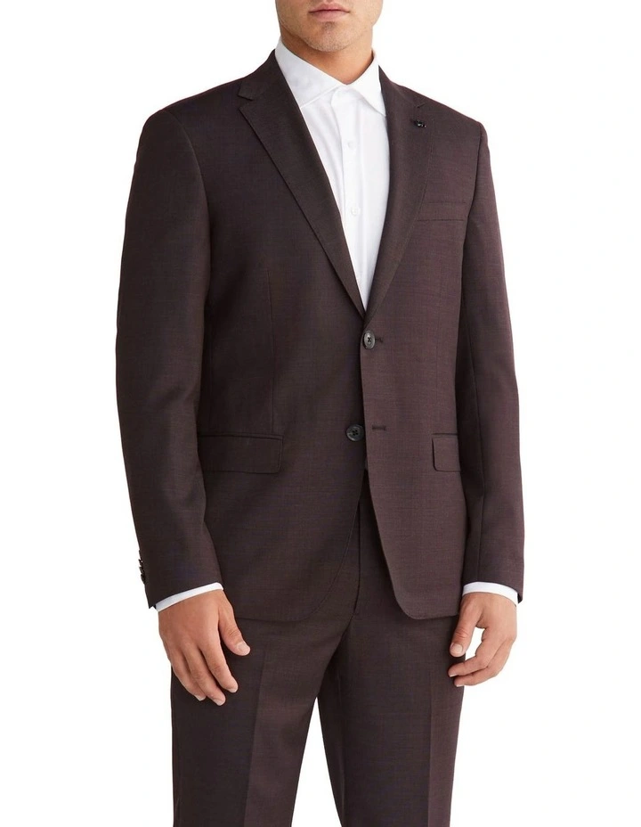 Calvin Klein Slim Suit Jacket In Red 3 Calvin Klein Slim Suit Jacket In Red