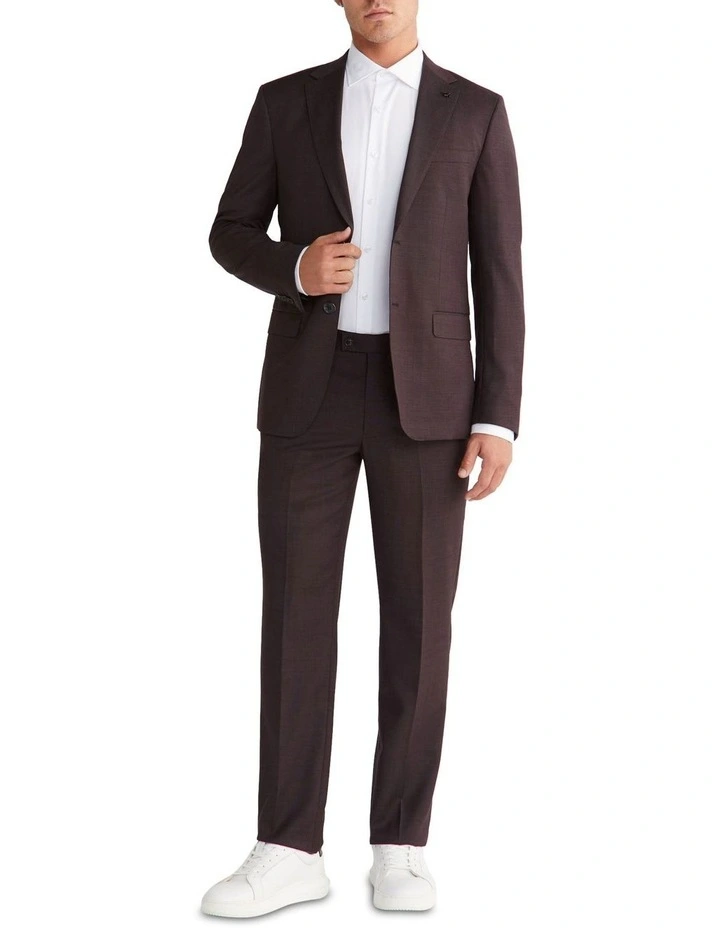 Calvin Klein Slim Suit Jacket In Red 4 Calvin Klein Slim Suit Jacket In Red - Image 2