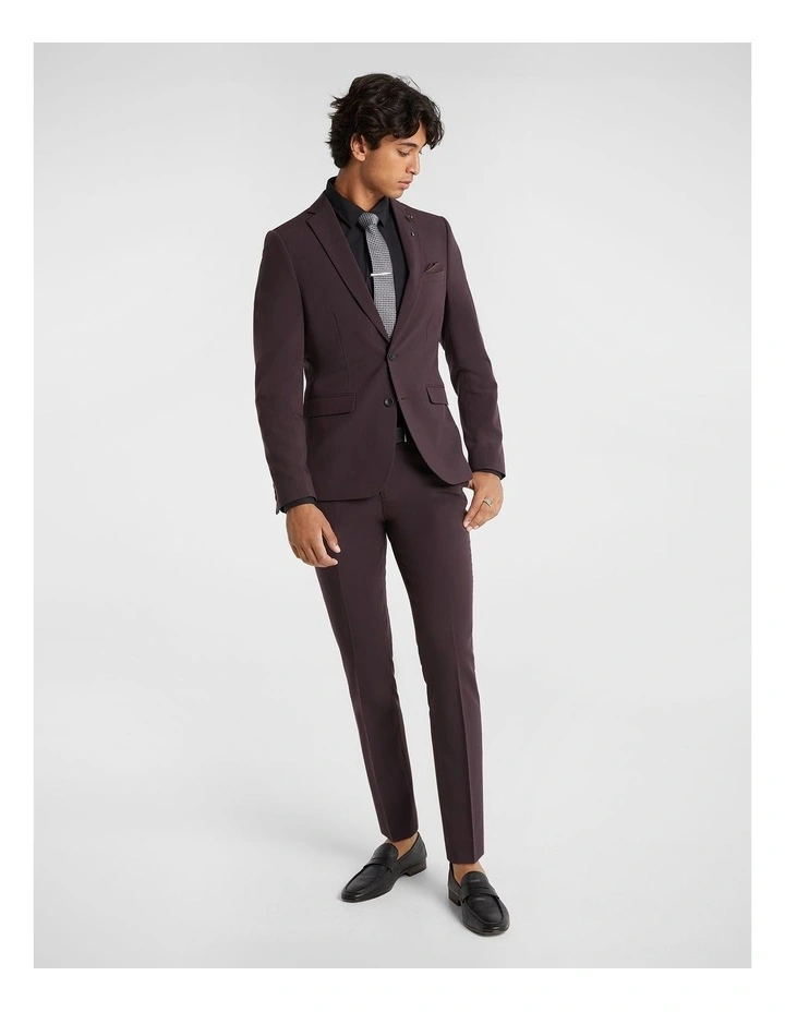 Yd. Orlando Skinny Suit Jacket In Purple 9 Yd. Orlando Skinny Suit Jacket In Purple - Image 7