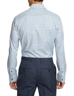 Oxford Beckton Checked Shirt In Aqua -Cambridge Clothing shop 987062950 3 720x928