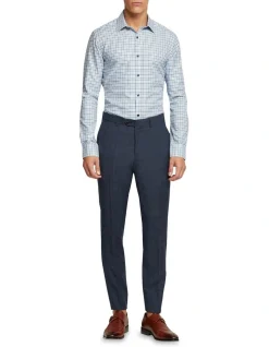 Oxford Beckton Checked Shirt In Aqua -Cambridge Clothing shop 987062950 5 720x928